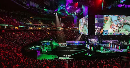 arena-with-players-and-video-game-on-jumbo-tron
